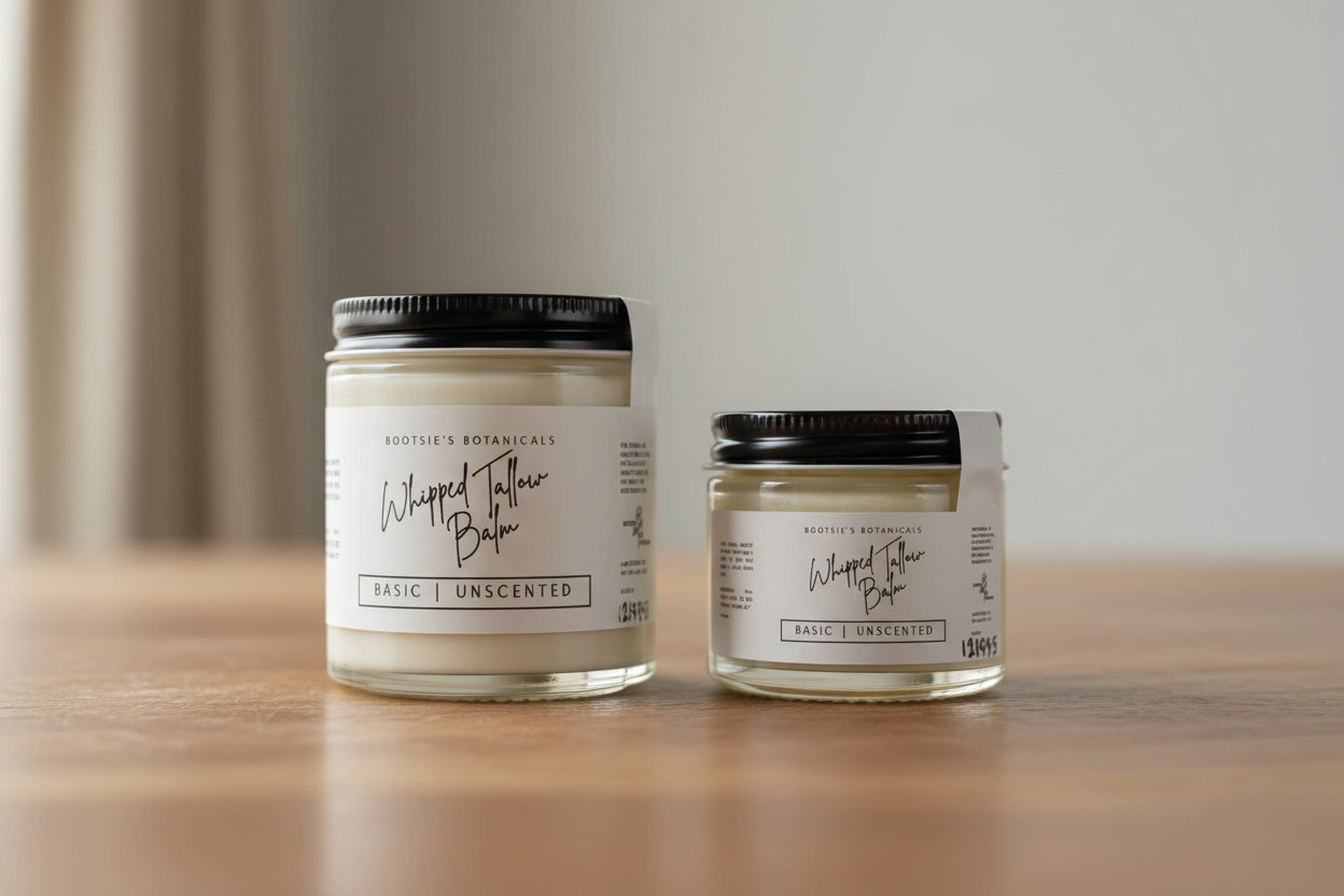 Basic | Unscented Tallow Balm – Bootsie's Botanicals